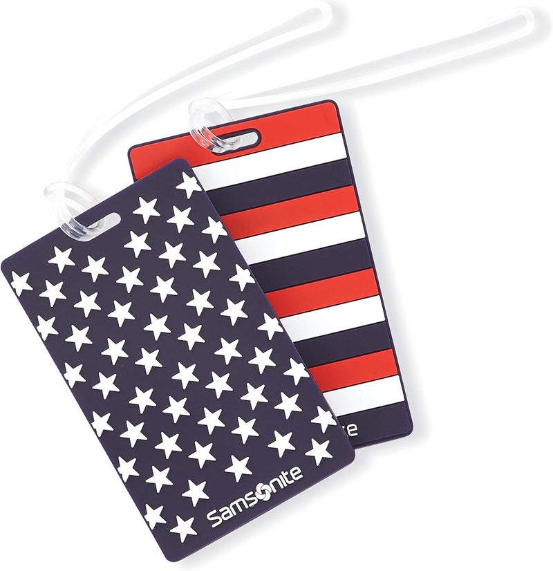 Samsonite Designer Luggage ID Tag, Stars & Stripes, One Size - Image 1